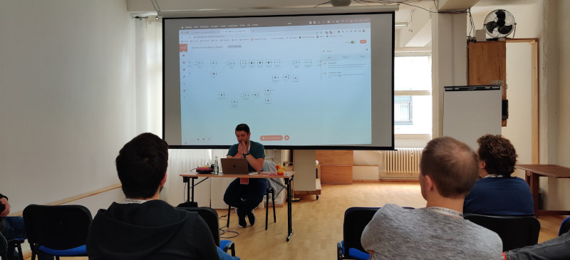 Tobias demonstrates n8n