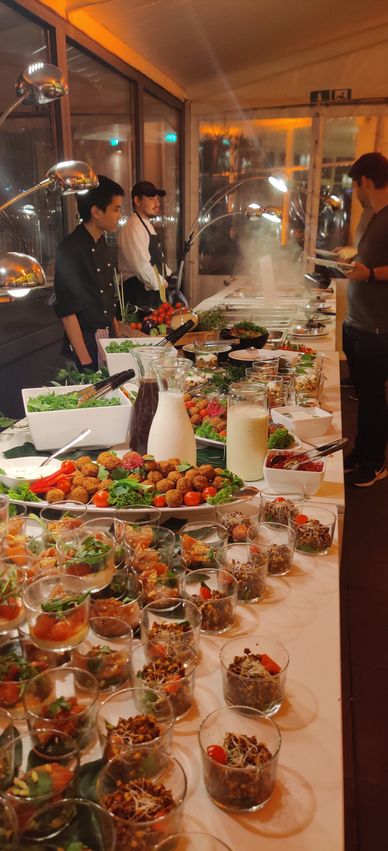 Food at the Rheinterrassen