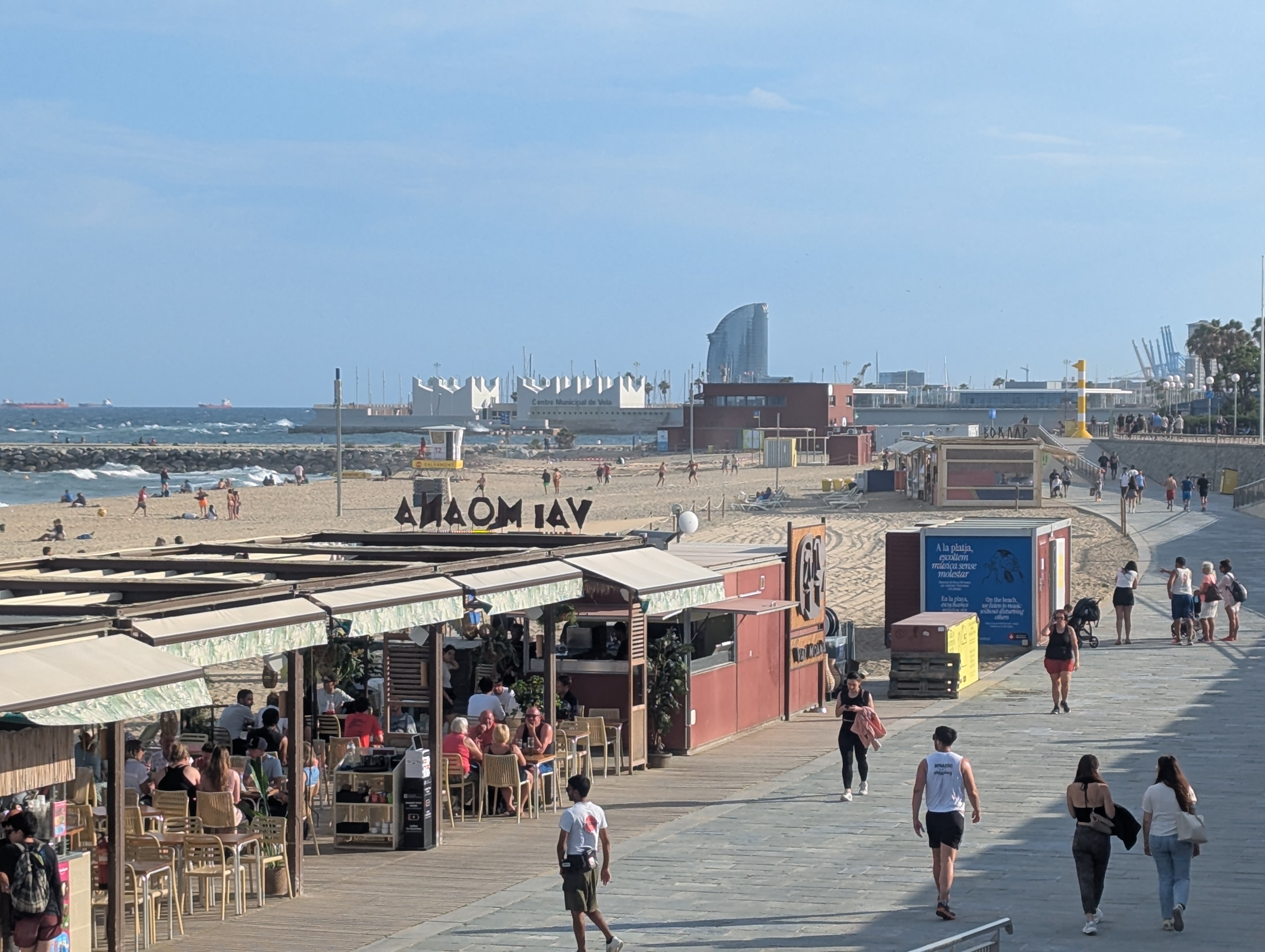 Stadstrand von Barcelona
