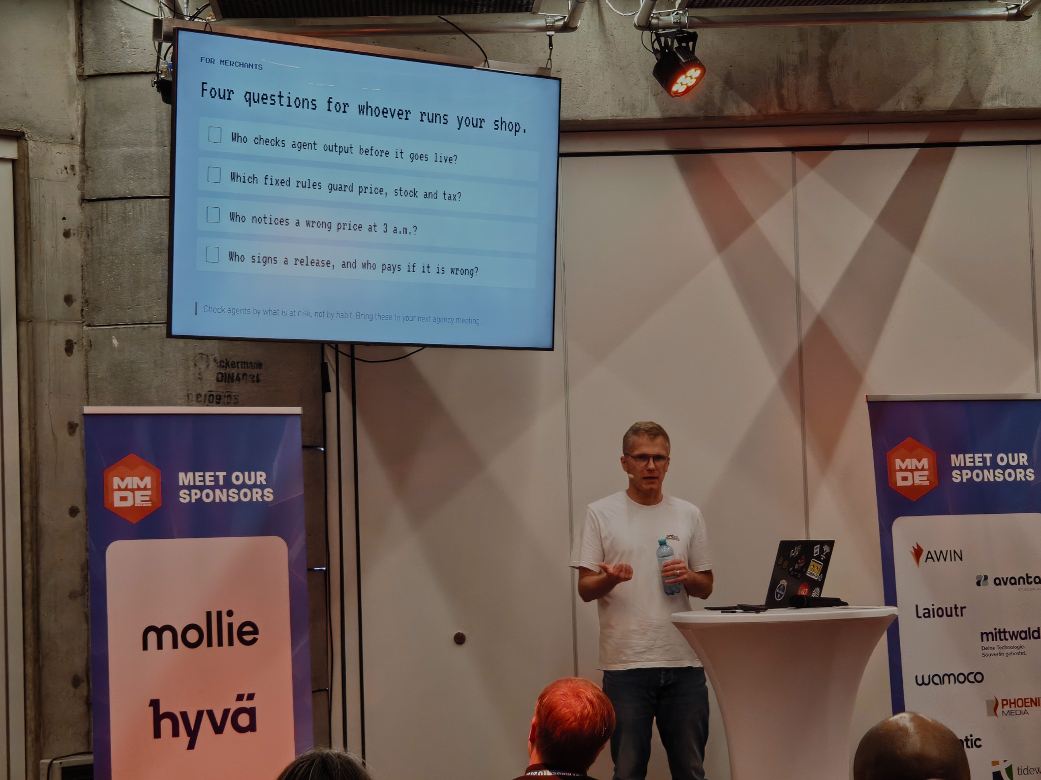 Tobias Zander bei der Präsentation