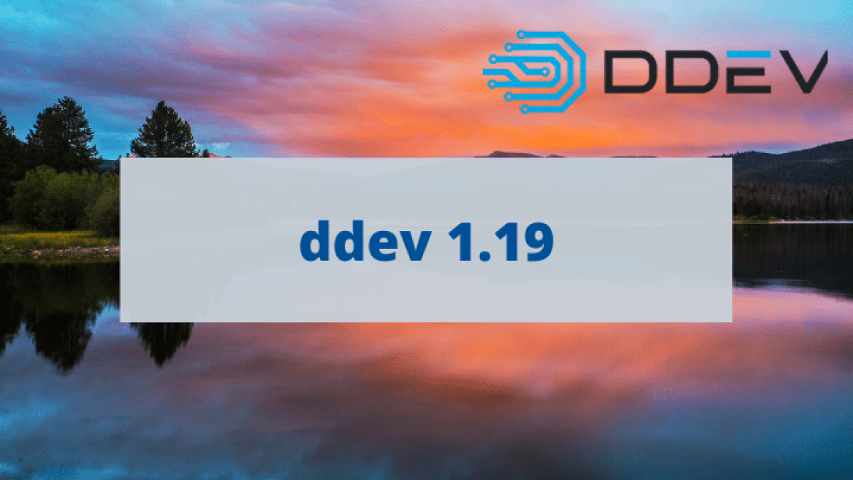 DDEV 1.19