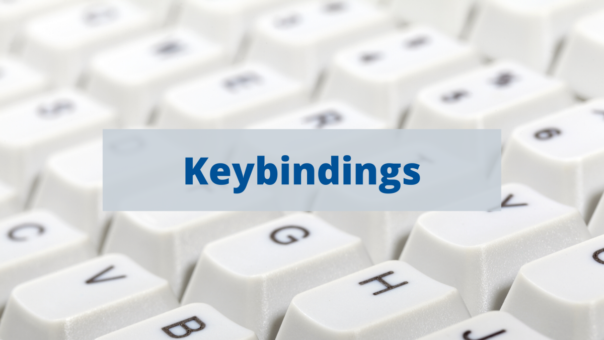 Keybindings herausfinden