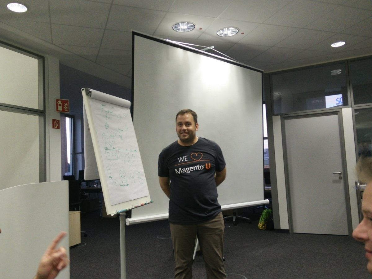 Magento Stammtisch mit Ben Marks in neuen netz98 Räumen