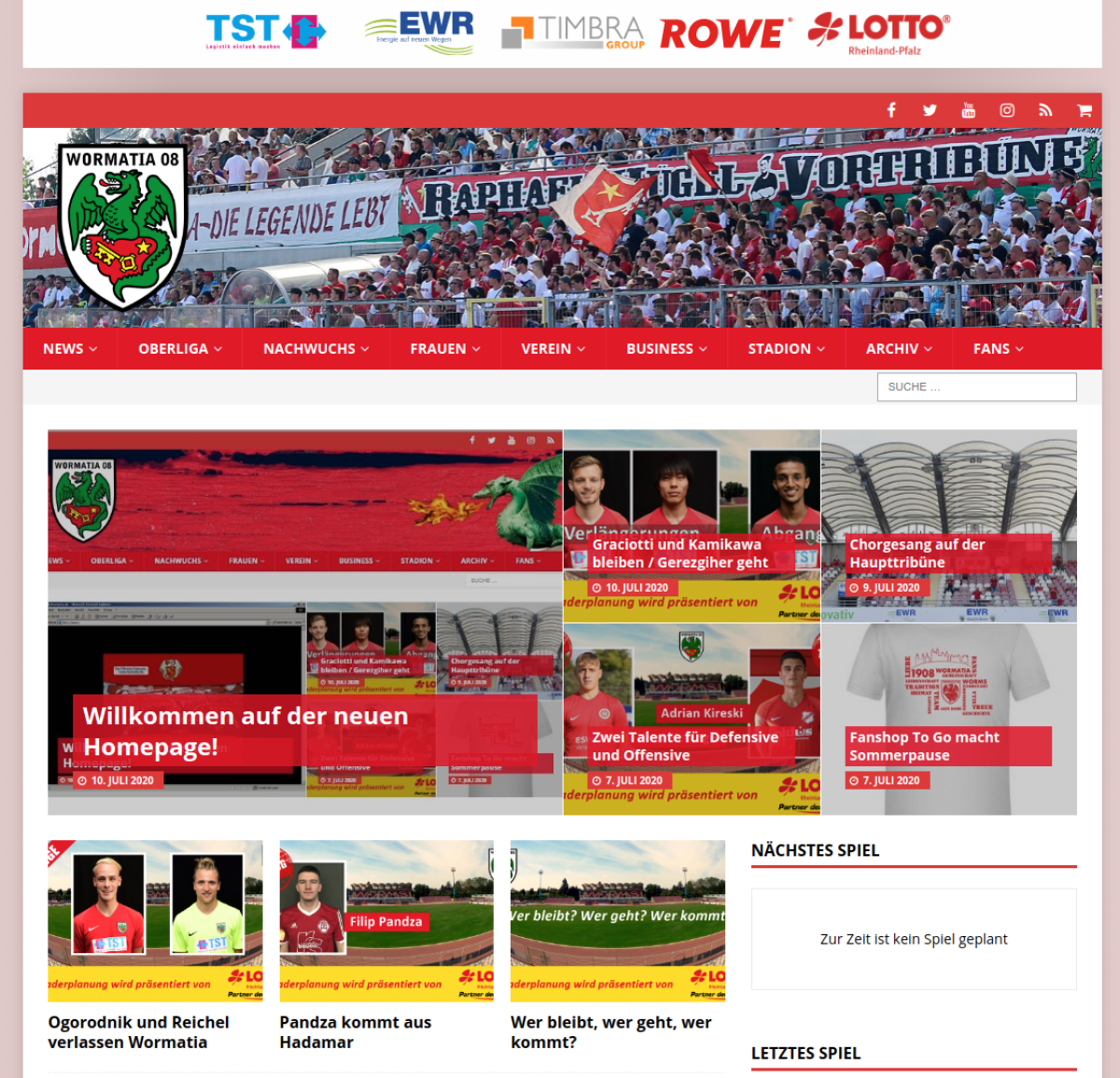 Die Technik hinter der Wormatia Homepage (5. Generation)